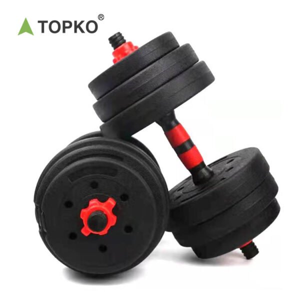 Adjustable Cement Dumbbell Set