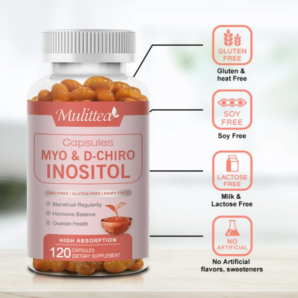 Mulittea Myo-Inositol & D-Chiro Inositol Capsules