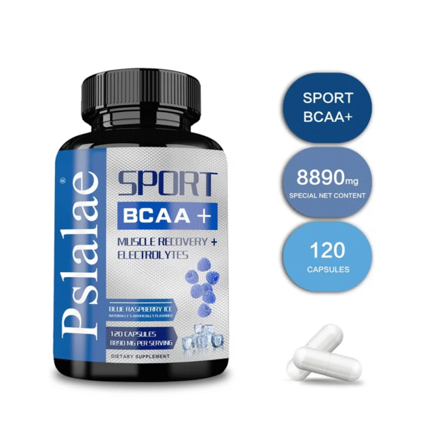 Sport BCAA Supplement – Branched Chain Amino Acids Capsules