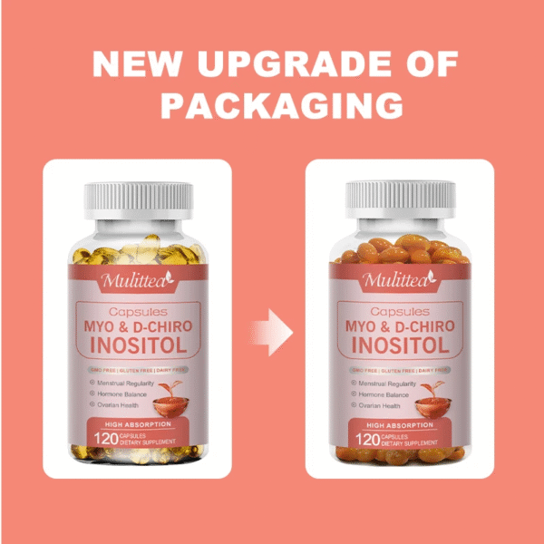 Mulittea Myo-Inositol & D-Chiro Inositol Capsules