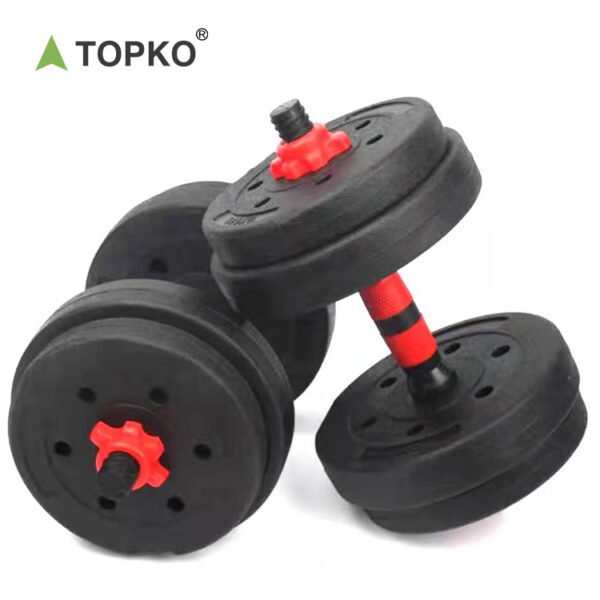 Adjustable Cement Dumbbell Set