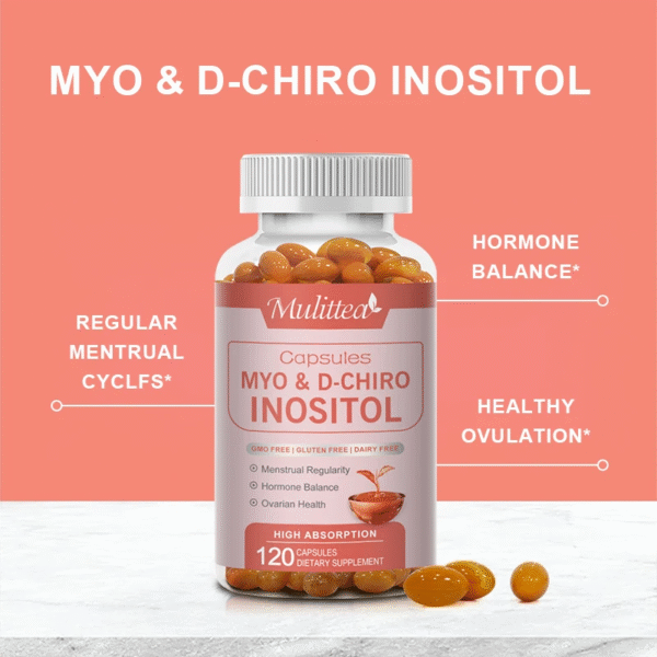 Mulittea Myo-Inositol & D-Chiro Inositol Capsules