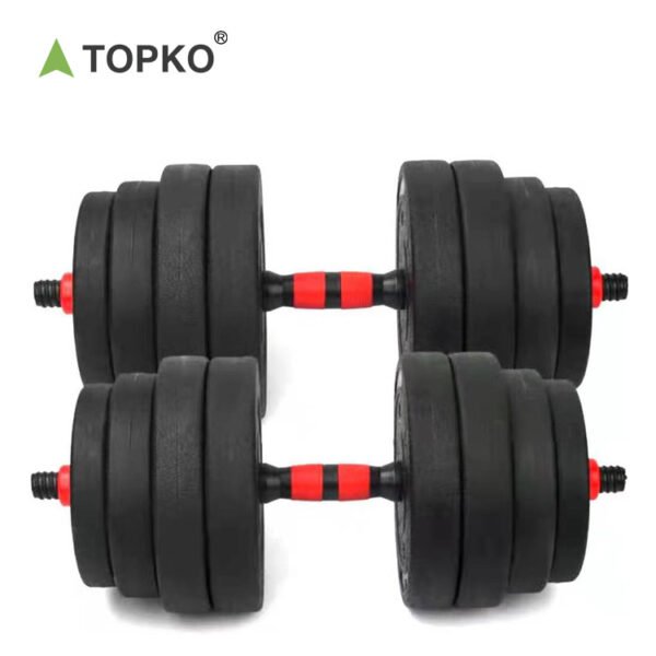 Adjustable Cement Dumbbell Set