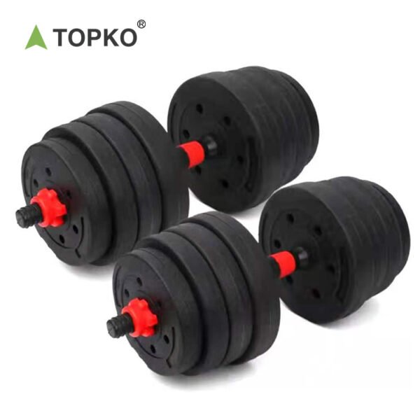 Adjustable Cement Dumbbell Set